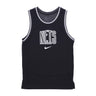 Nike Nba, Canotta Basket Uomo Nba Courtside Dna Dri-fit Graphic Tank Bronet, Black/anthracite