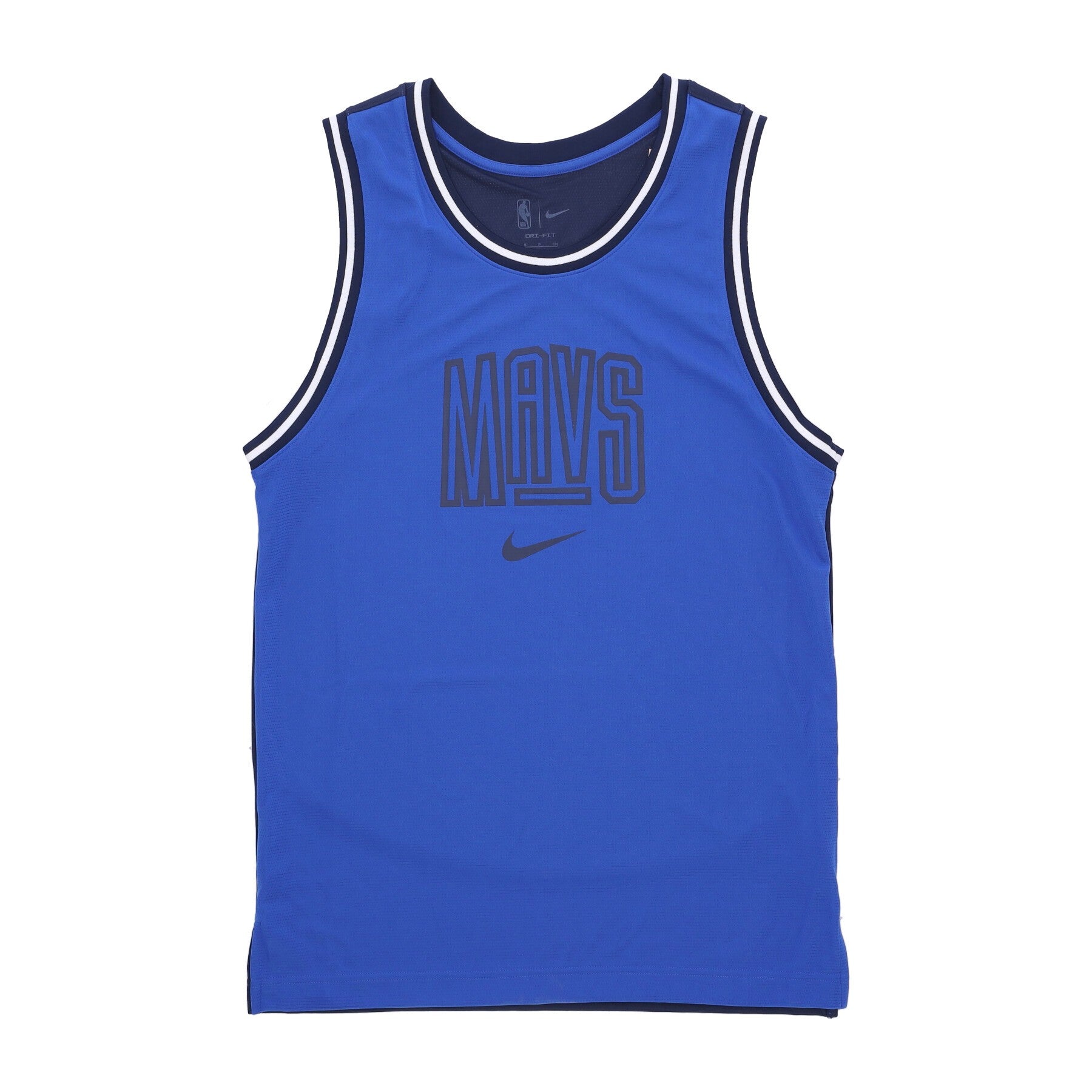 Nike Nba, Canotta Basket Uomo Nba Courtside Dna Dri-fit Graphic Tank Dalmav, Game Royal/college Navy