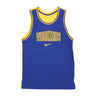 Nike Nba, Canotta Basket Uomo Nba Courtside Dna Dri-fit Graphic Tank Golwar, Rush Blue/amarillo