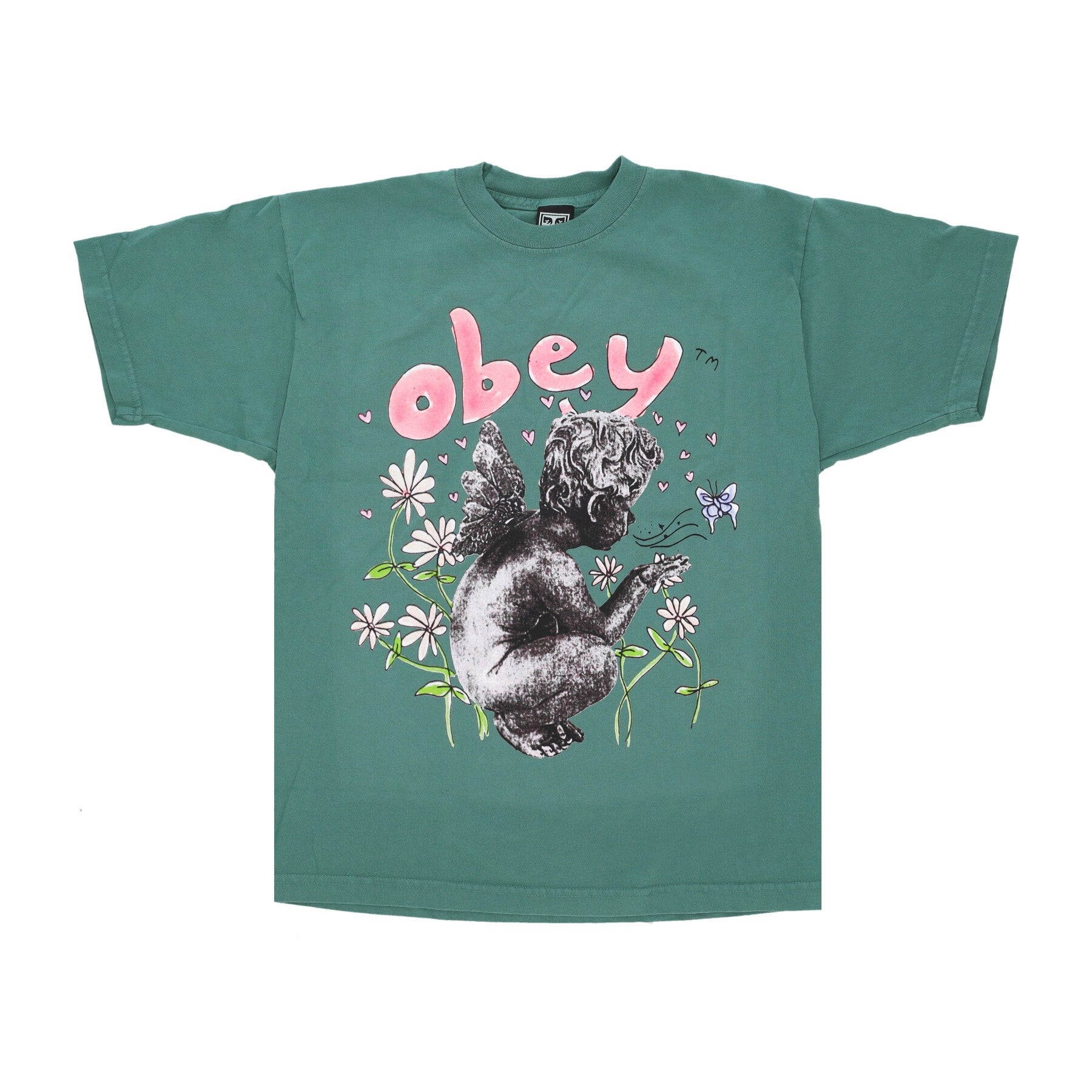 Maglietta Uomo Garden Fairy Heavyweight Tee Palm Leaf