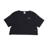 Nike, Maglietta Donna Rib Jersey Top, Black/white