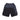 Herren-Trainingsshorts mit Logo und Batikmuster in Schwarz