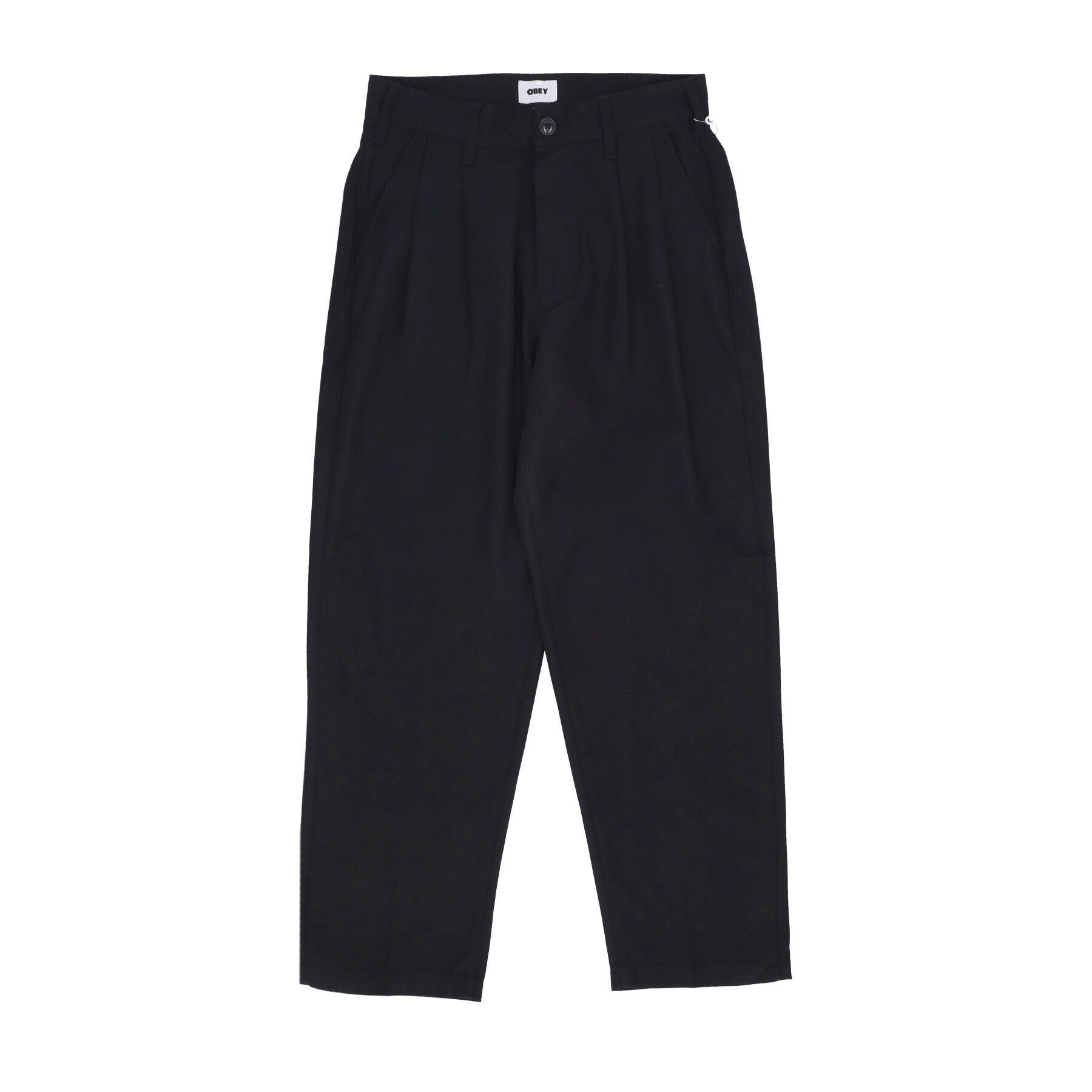 Obey, Pantalone Lungo Uomo Fubar Pleated Pant, Black