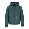 Carhartt Wip, Felpa Leggera Cappuccio Zip Uomo Light-lux Hooded Jacket, Botanic