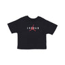 Jordan, Maglietta Ragazza Hbr Sustainable Tee, Black Stealth