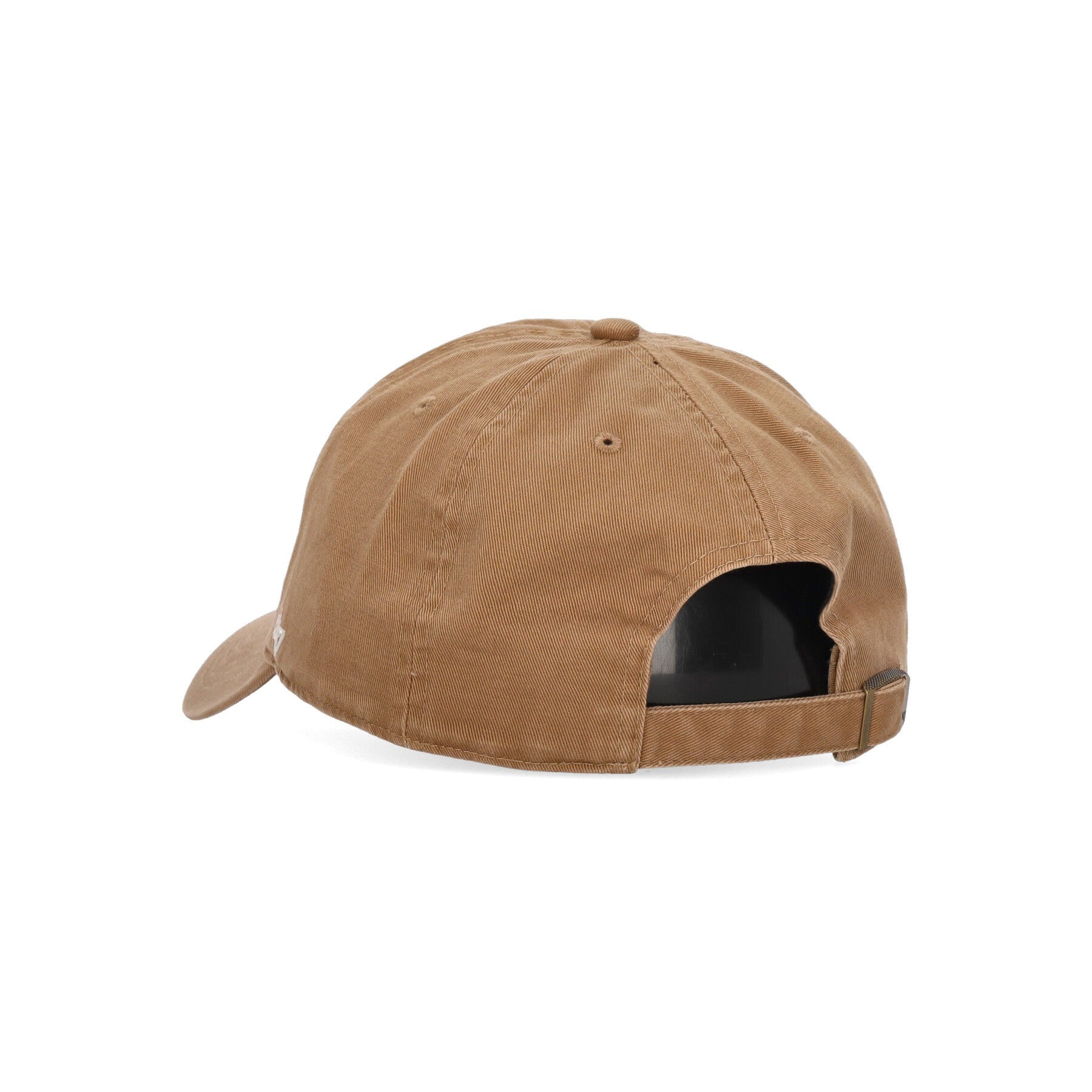 Mlb Clean Up Losdod Men's Curved Visor Cap Camel/white