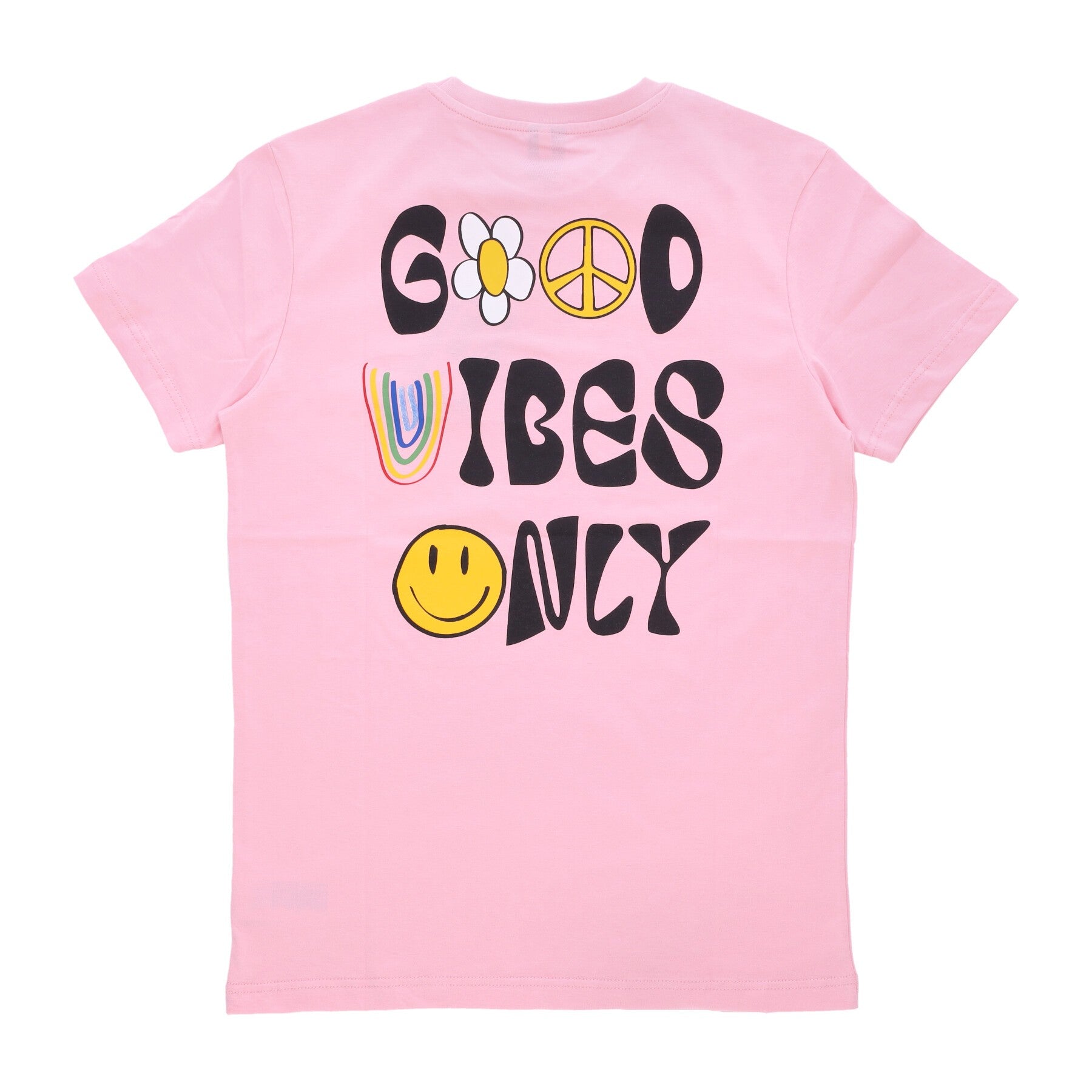 Iriedaily, Maglietta Uomo Good Vibes Only Tee, Rose