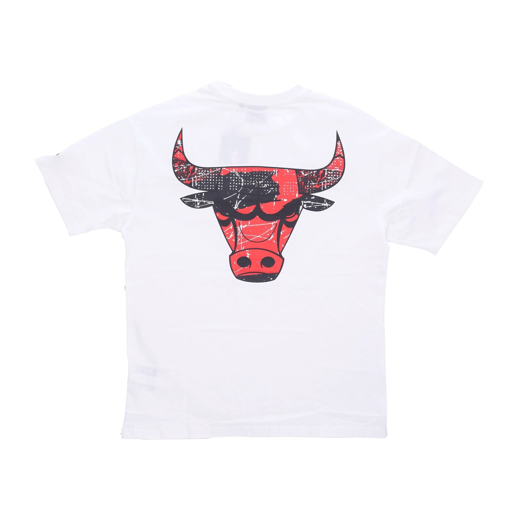 New Era, Maglietta Uomo Nba Infill Team Logo Oversize Tee Chibul, White/front Door Red