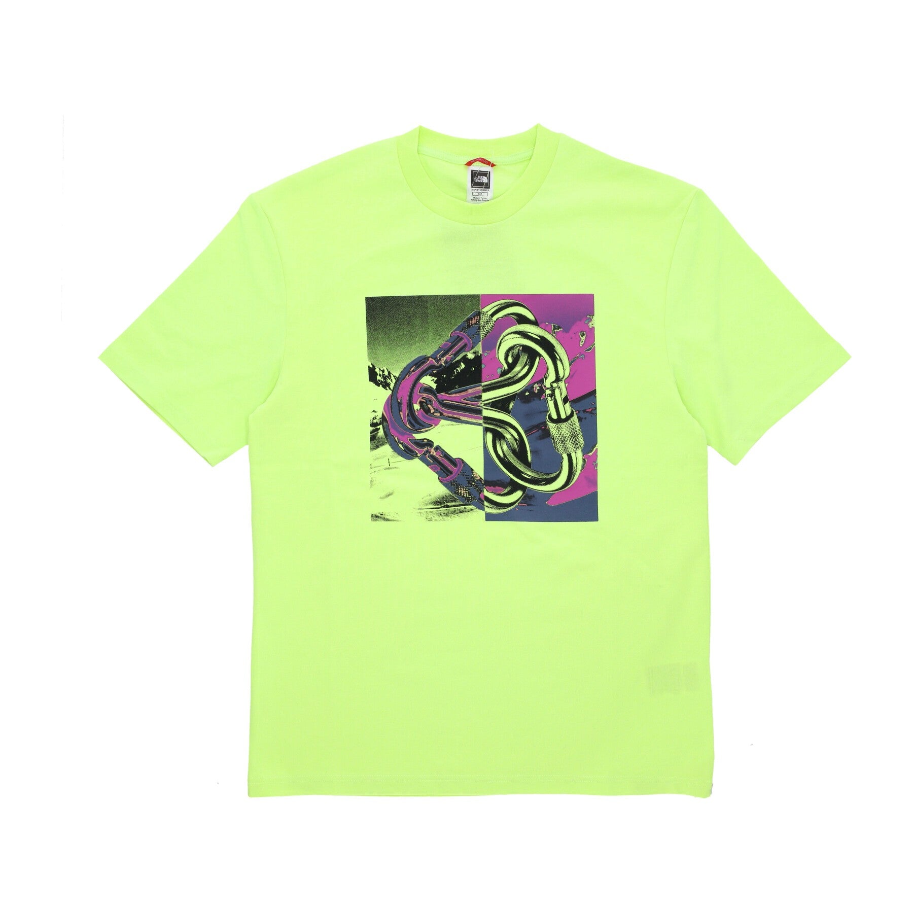 Men's Graphic Tee Led Yellow T-Shirt