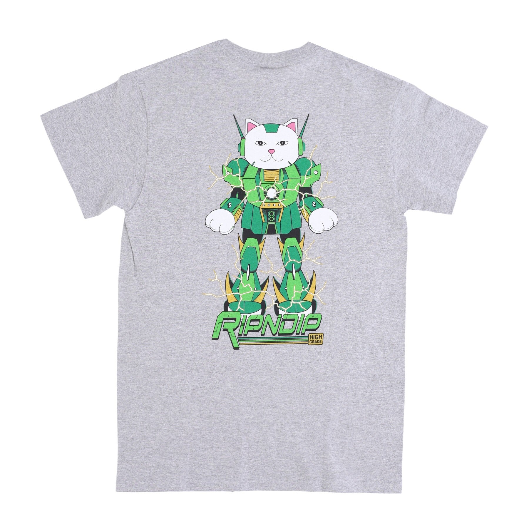 Ripndip, Maglietta Uomo Nermbot Tee, Ash Heather