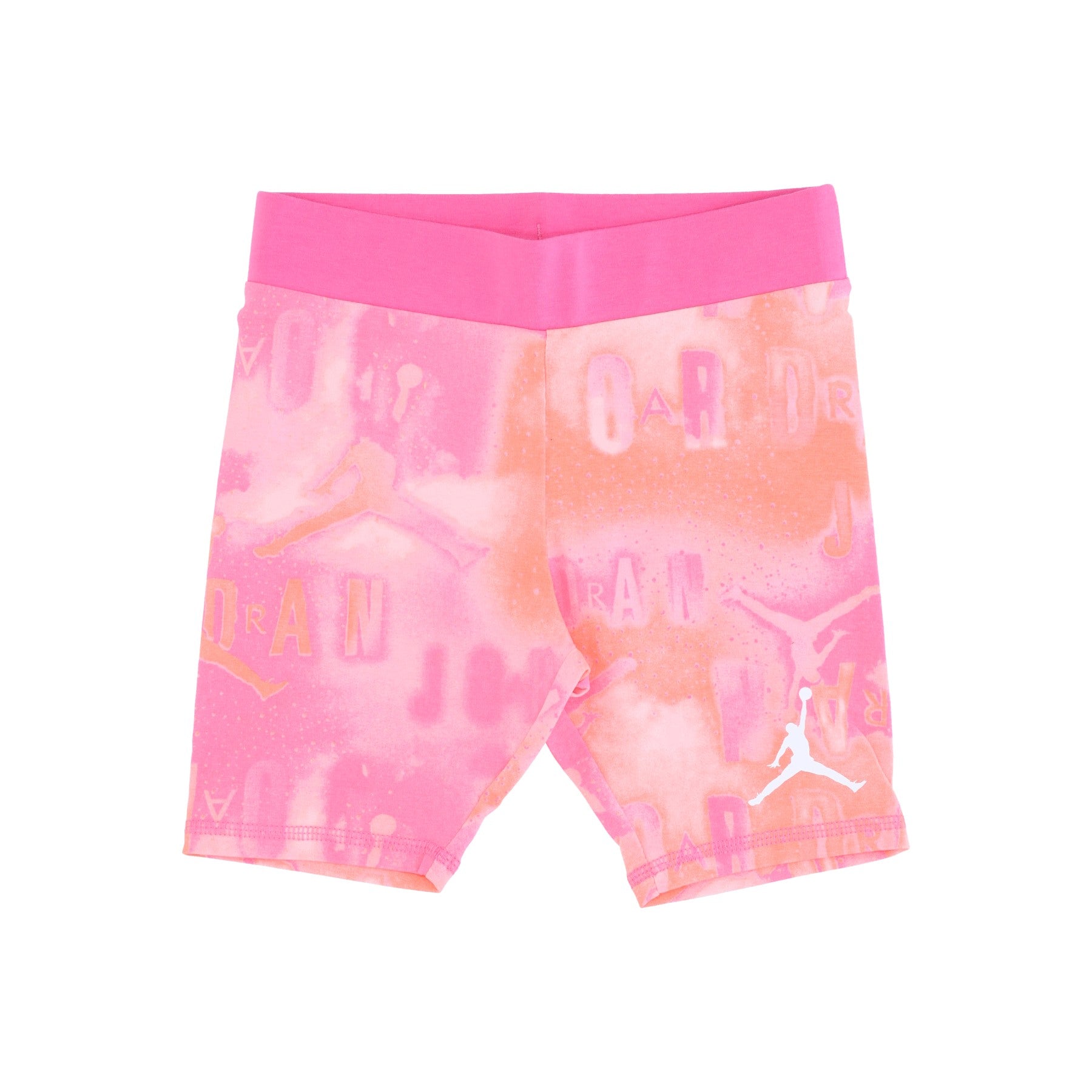 Nike, Pantaloncino Ciclista Ragazza Essentials Aop Bike Short, Pinksicle