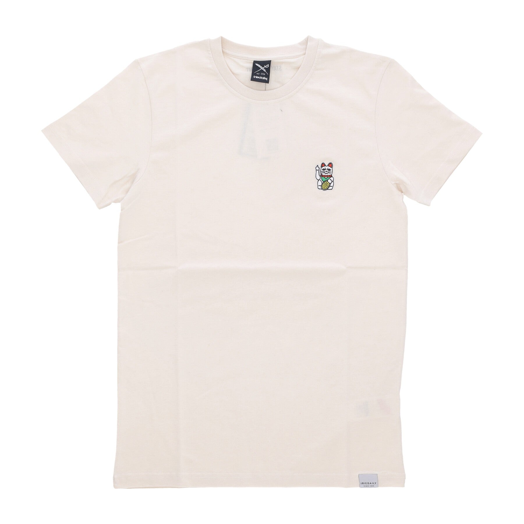 Iriedaily, Maglietta Uomo Bye Bye Tee, Undyed