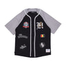 The Hundreds, Casacca Bottoni Uomo League Jersey, Black