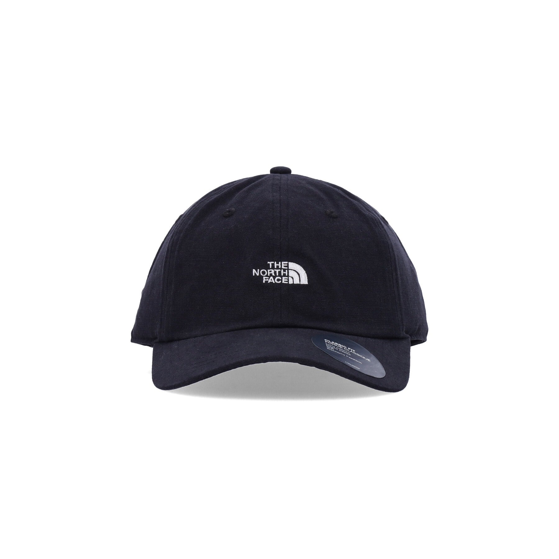 Men's Curved Visor Cap Washed Norm Hat Black