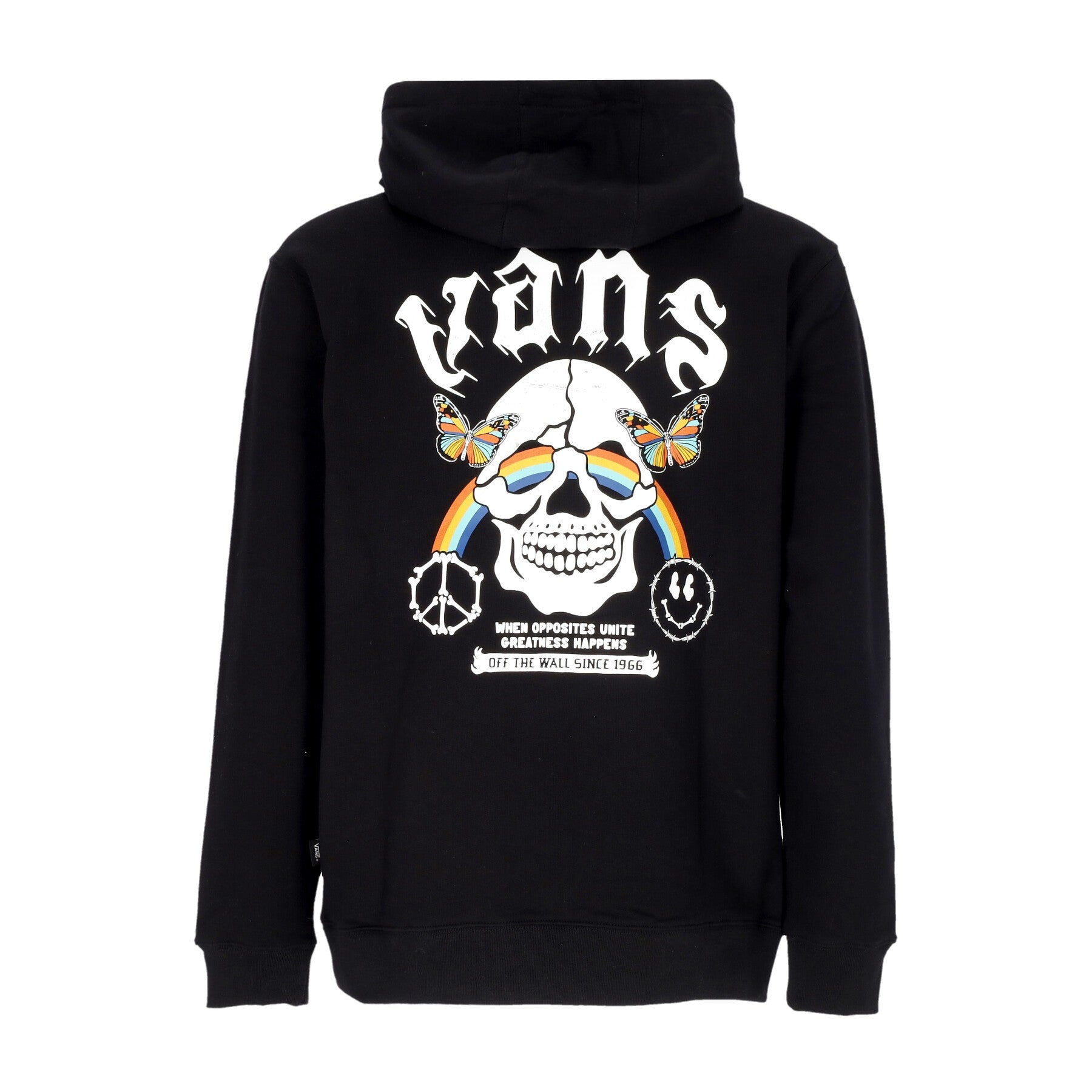 Vans, Felpa Cappuccio Uomo Opposite Unite Hoodie, Black