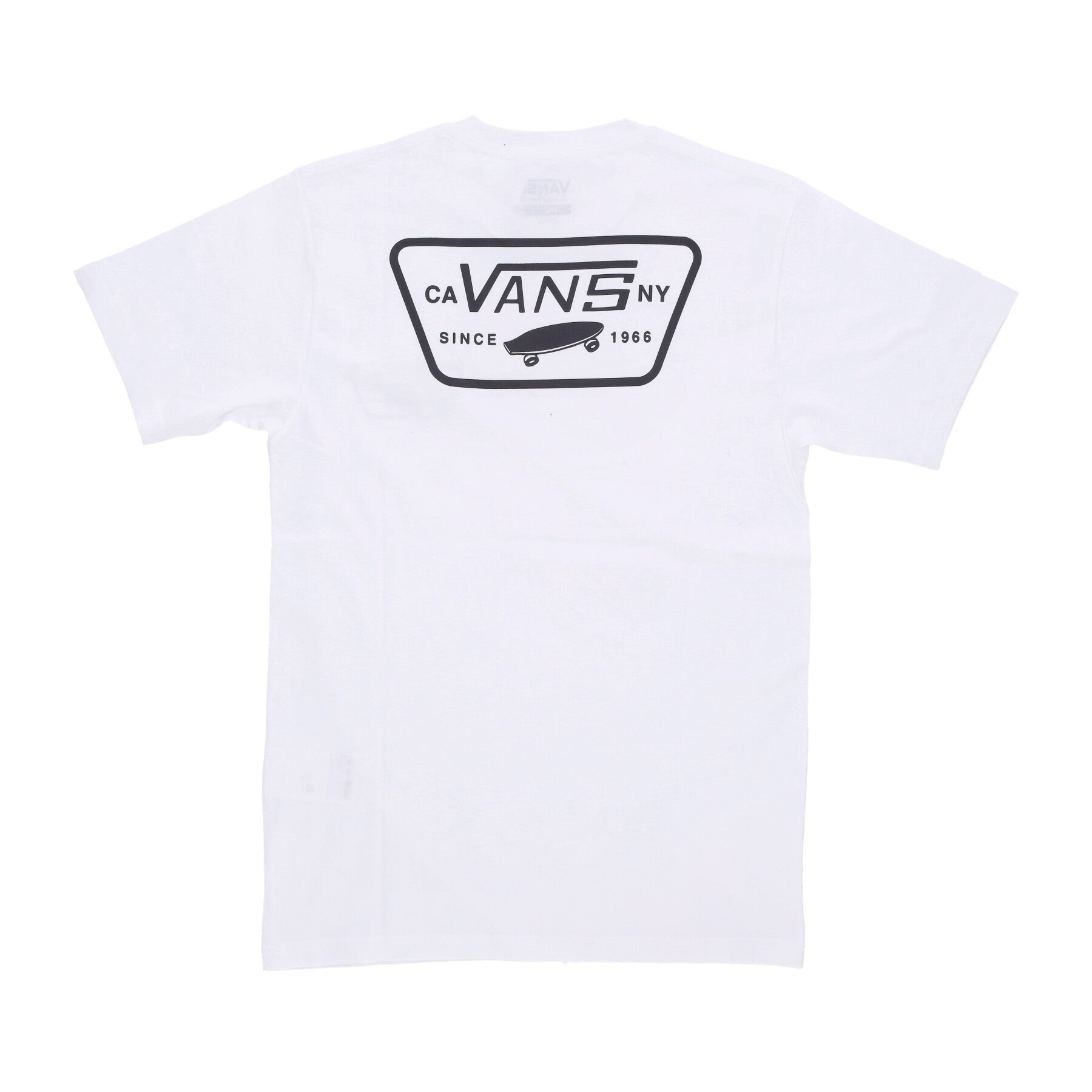 Men's T-Shirt Full Patch Back Tee White/black