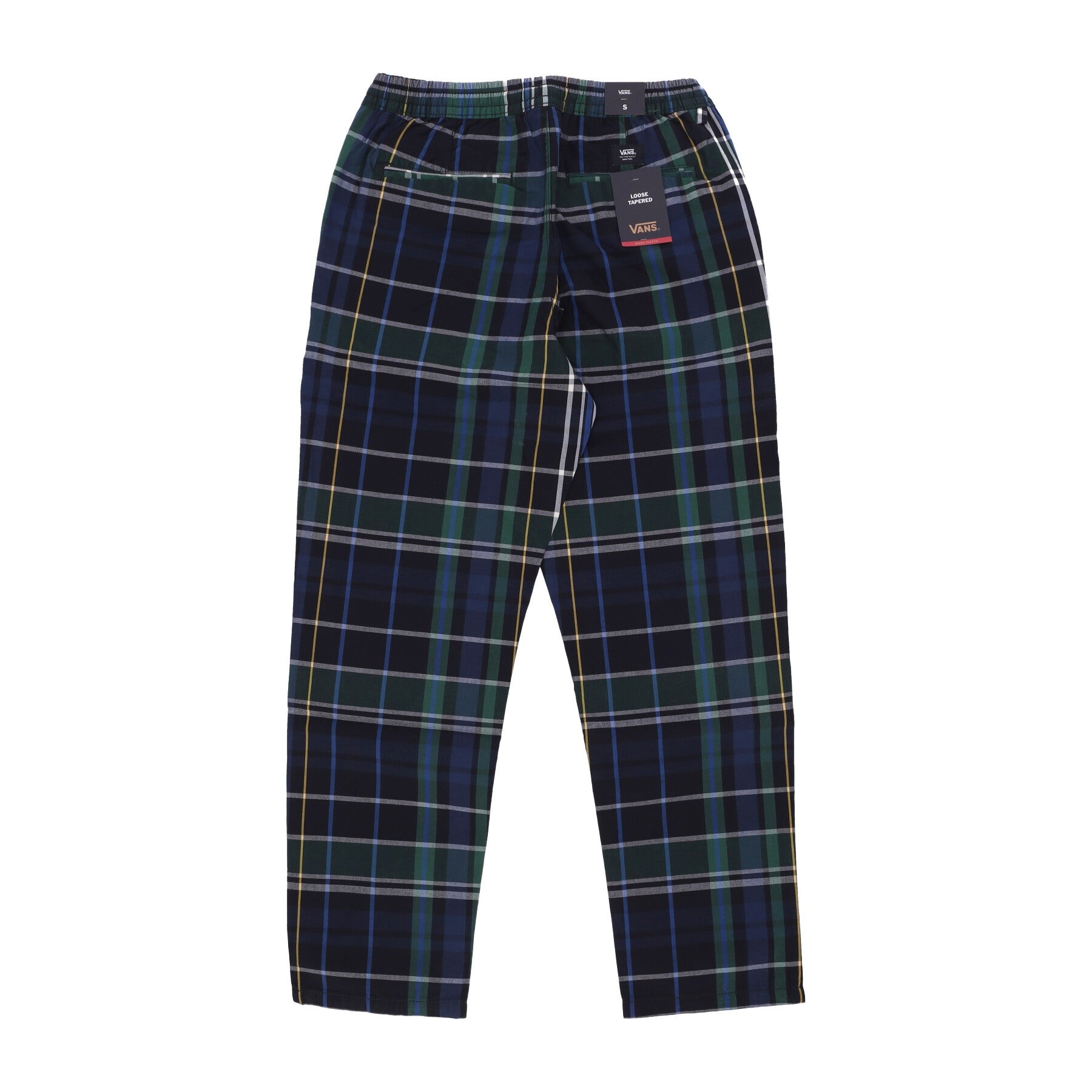 Vans, Pantalone Lungo Uomo Range Loose Tapered Plaid Pant, 