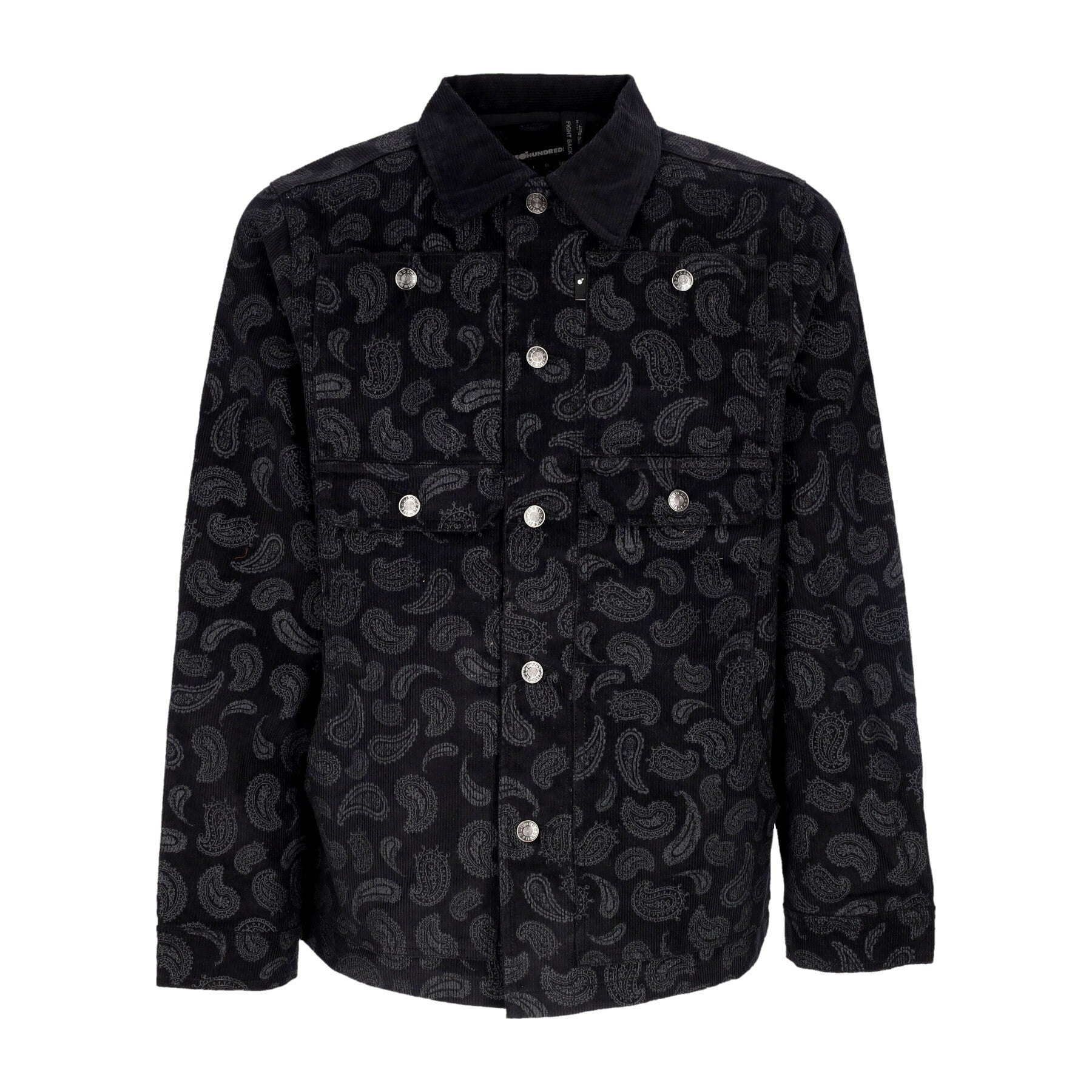 The Hundreds, Giubbotto Uomo Paisley Jacket, Black