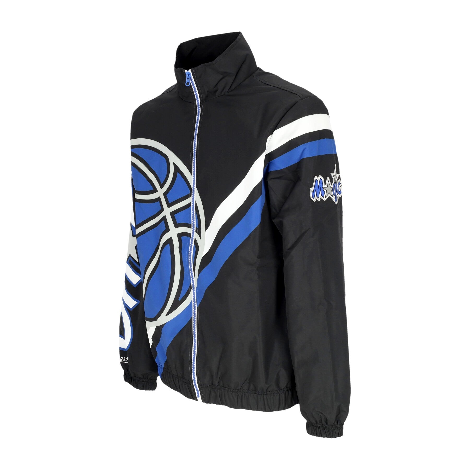 Mitchell & Ness, Giacca A Vento Uomo Nba Exploded Logo Warm Up Jacket Hardwood Classics Orlmag, 