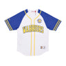 Mitchell & Ness, Casacca Bottoni Uomo Nba Practice Day Button Front Jersey Hardwood Classics Golwar, White