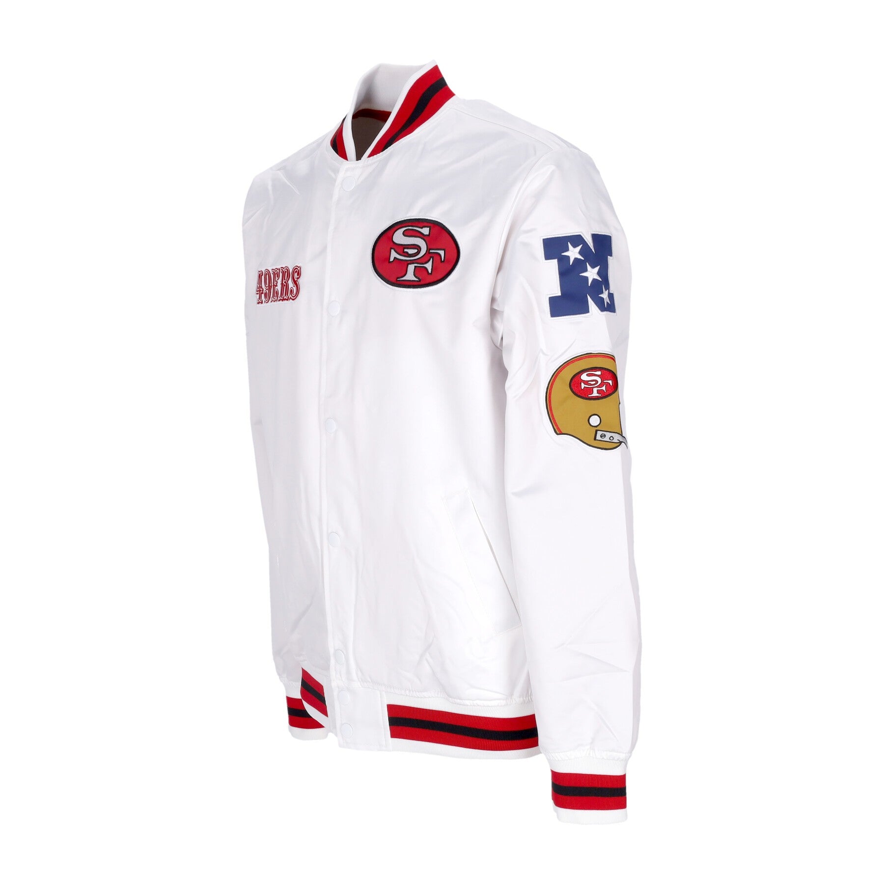 Mitchell & Ness, Giubbotto Bomber Uomo Nfl Hometown Lw Satin Jacket Saf49e, 