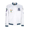 Mitchell & Ness, Giubbotto Bomber Uomo Nba Hometown Lw Satin Jacket Hardwood Classics Milbuc, White