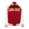 Mitchell & Ness, Giubbotto Bomber Uomo Nba Primetime Lw Satin Jacket Hardwood Classics Clecav, Cardinal