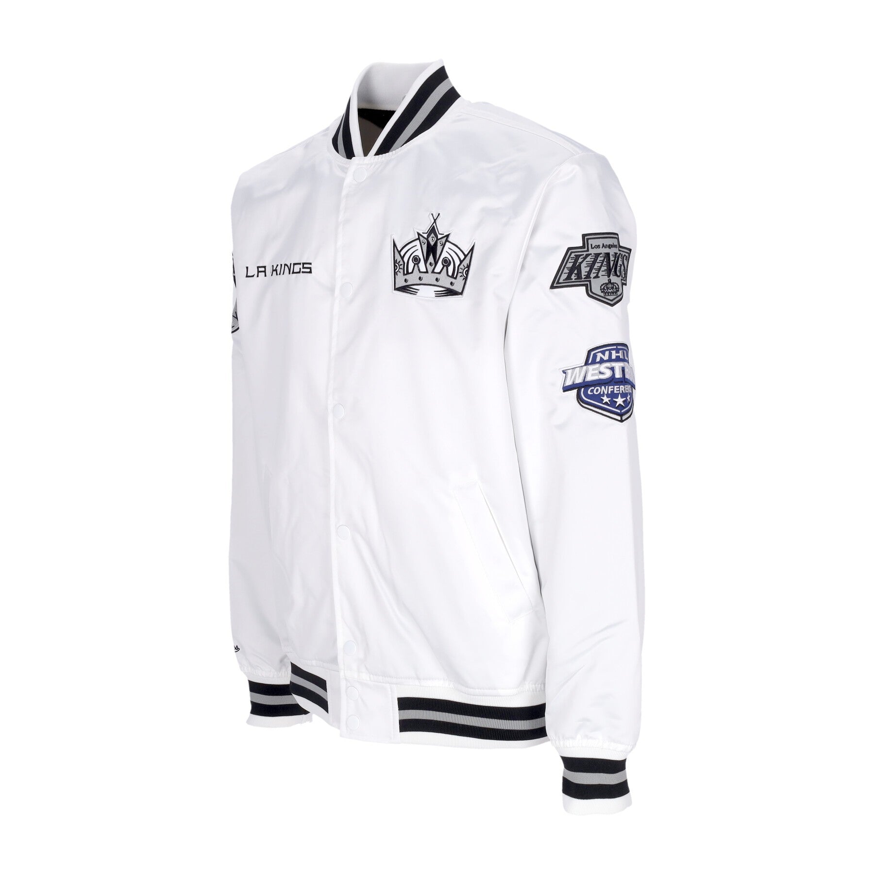 Mitchell & Ness, Giubbotto Bomber Uomo Nhl Hometown Lw Satin Jacket Loskin, 