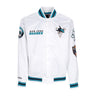 Mitchell & Ness, Giubbotto Bomber Uomo Nhl Hometown Lw Satin Jacket Sajsha, White