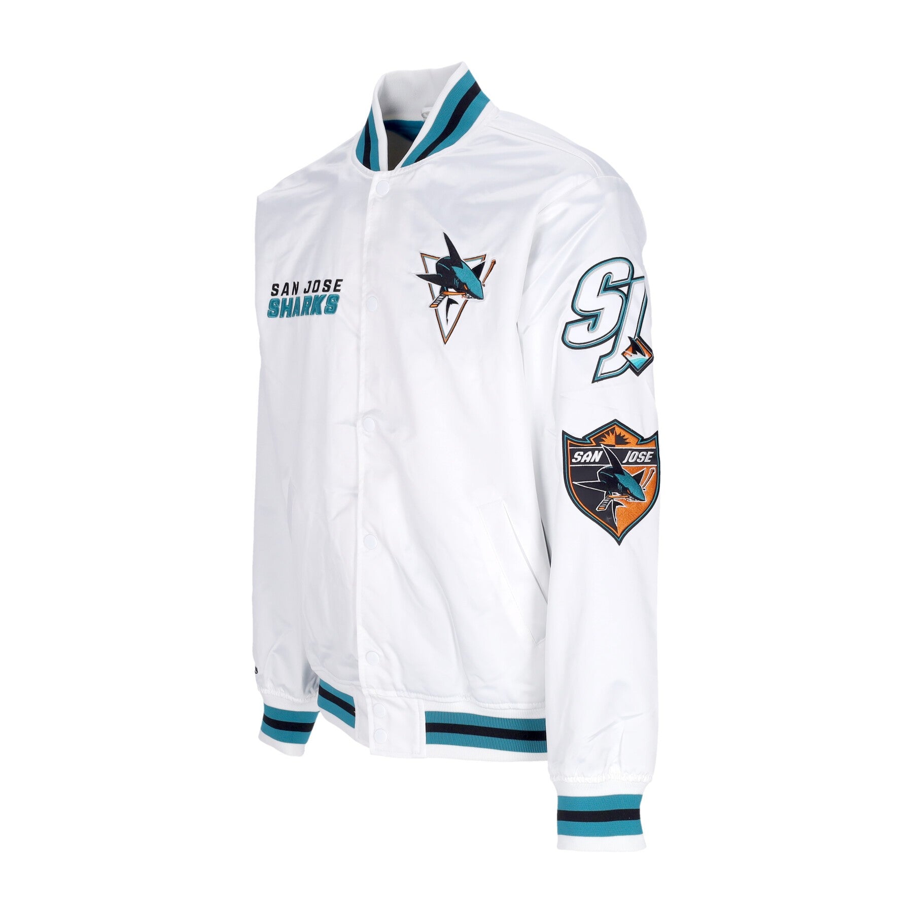 Mitchell & Ness, Giubbotto Bomber Uomo Nhl Hometown Lw Satin Jacket Sajsha, 