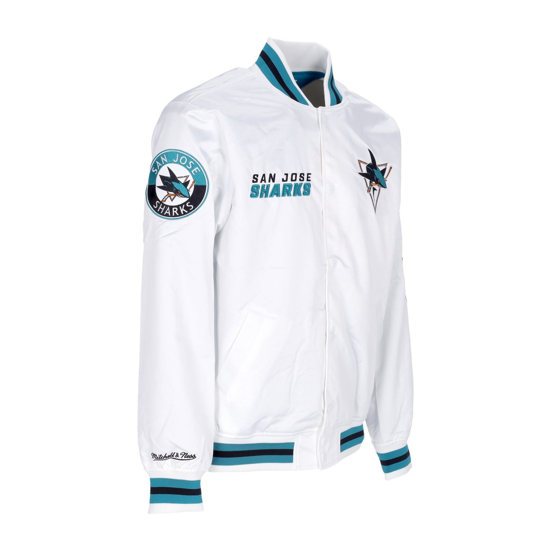 Mitchell & Ness, Giubbotto Bomber Uomo Nhl Hometown Lw Satin Jacket Sajsha, 