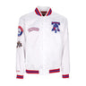 Mitchell & Ness, Giubbotto Bomber Uomo Nba Hometown Lw Satin Jacket Hardwood Classics Phi76e, White