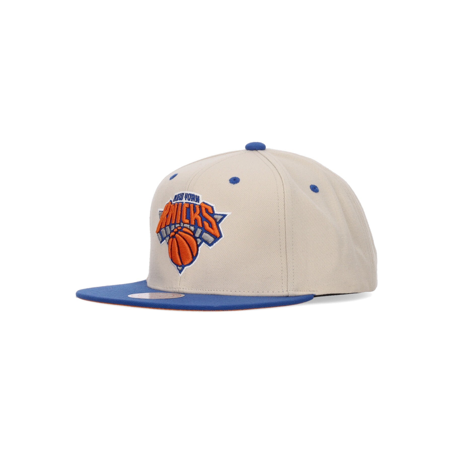 Mitchell & Ness, Cappellino Visiera Piatta Uomo Nba Sail 2 Tone Snapback Neykni, Off White