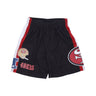 Mitchell & Ness, Pantaloncino Tipo Basket Uomo Nfl Hometown Mesh Short Saf49e, Black