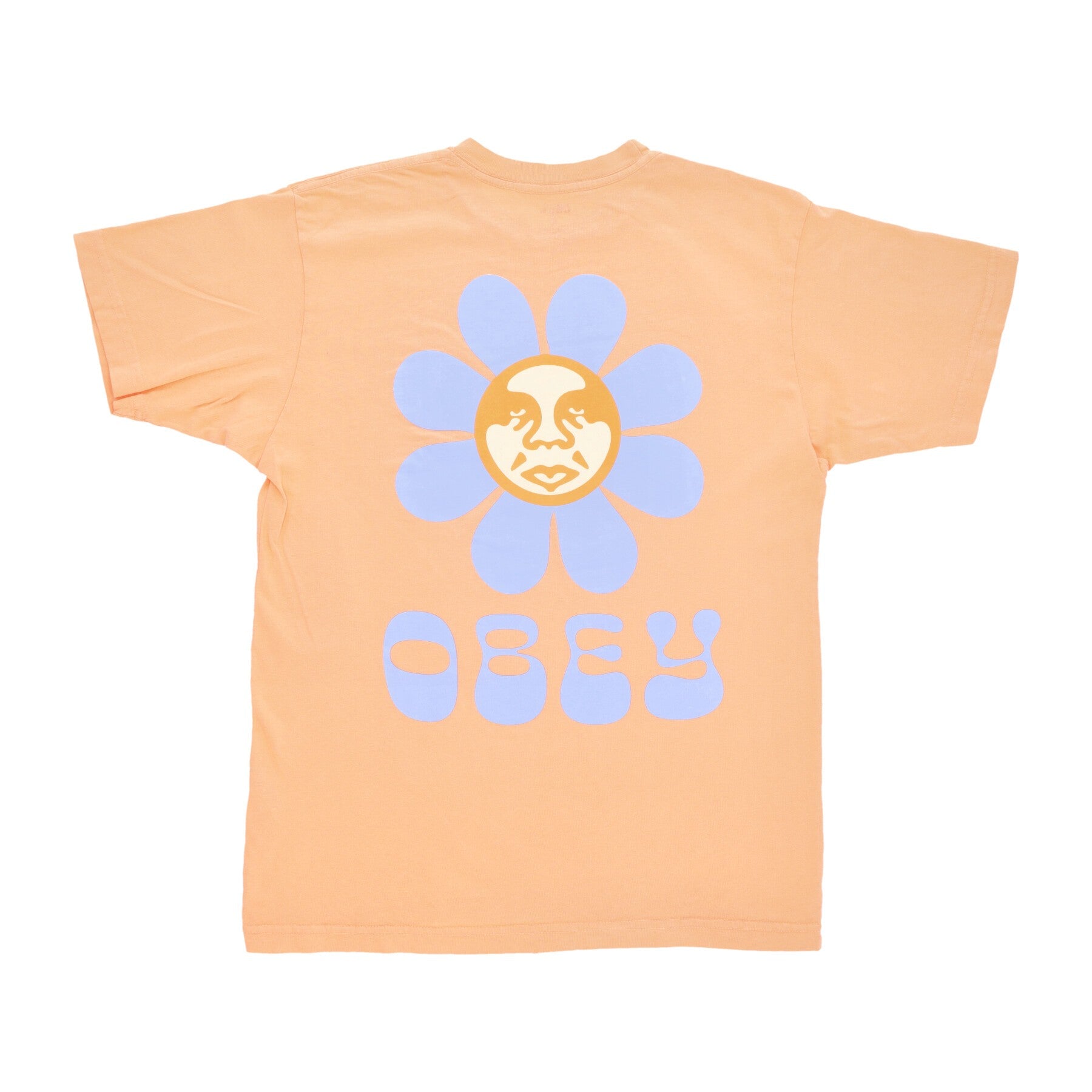 Obey, Maglietta Uomo Petal Organic Tee, Papaya Smoothie