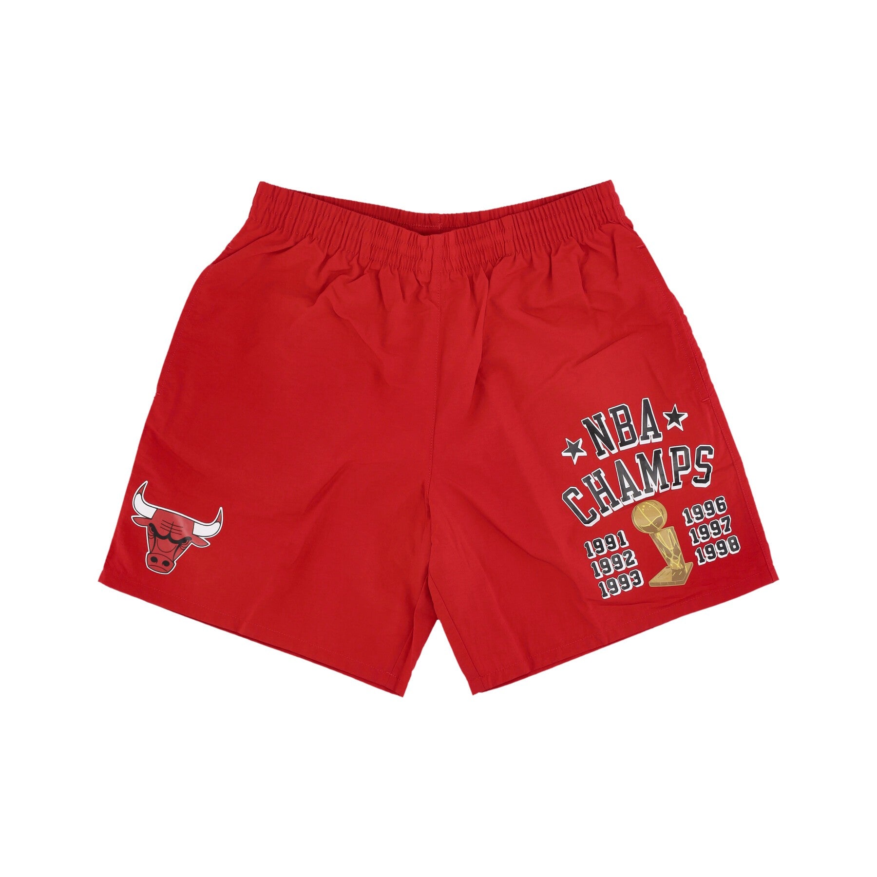 Mitchell & Ness, Pantaloncino Uomo Nba Team Heritage Woven Short Hardwood Classics Chibul, Scarlet