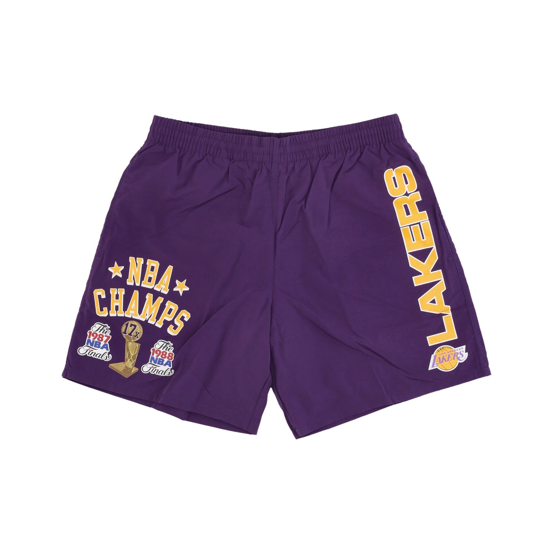 Mitchell & Ness, Pantaloncino Uomo Nba Team Heritage Woven Short Hardwood Classics Loslak, Purple