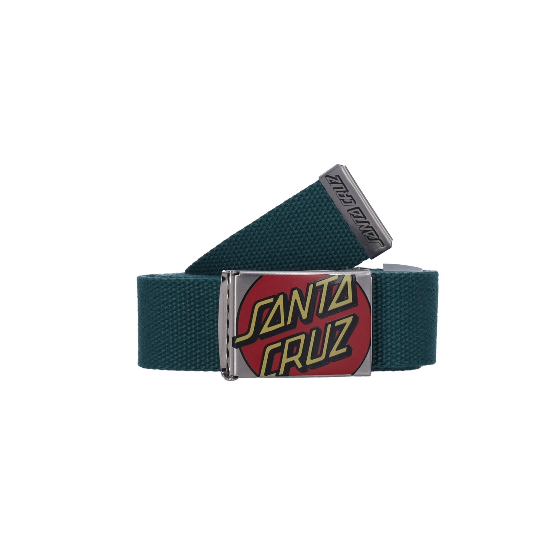Santa Cruz, Cintura Uomo Crop Dot Belt, Verdigris
