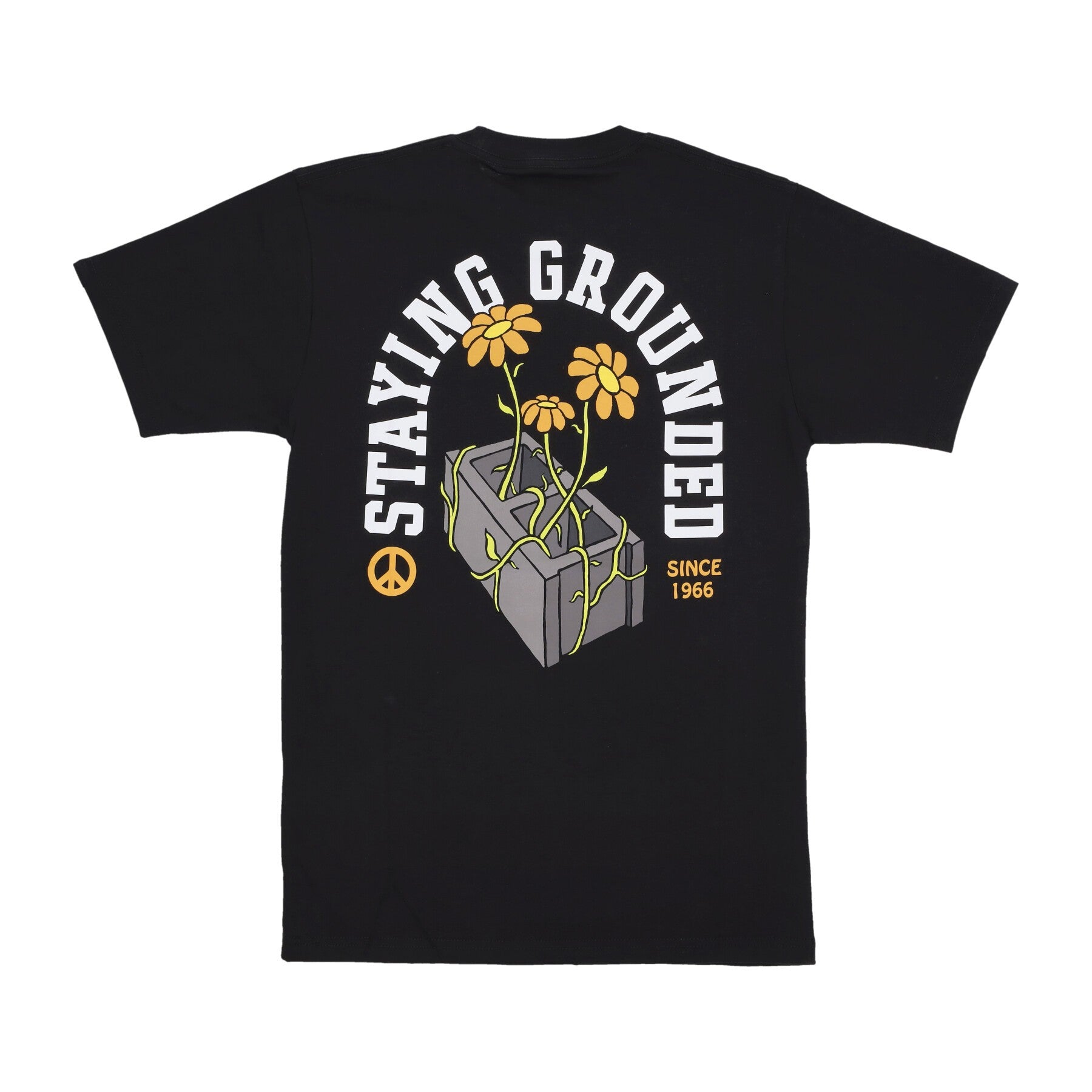 Vans, Maglietta Uomo Staying Grounded Tee, Black