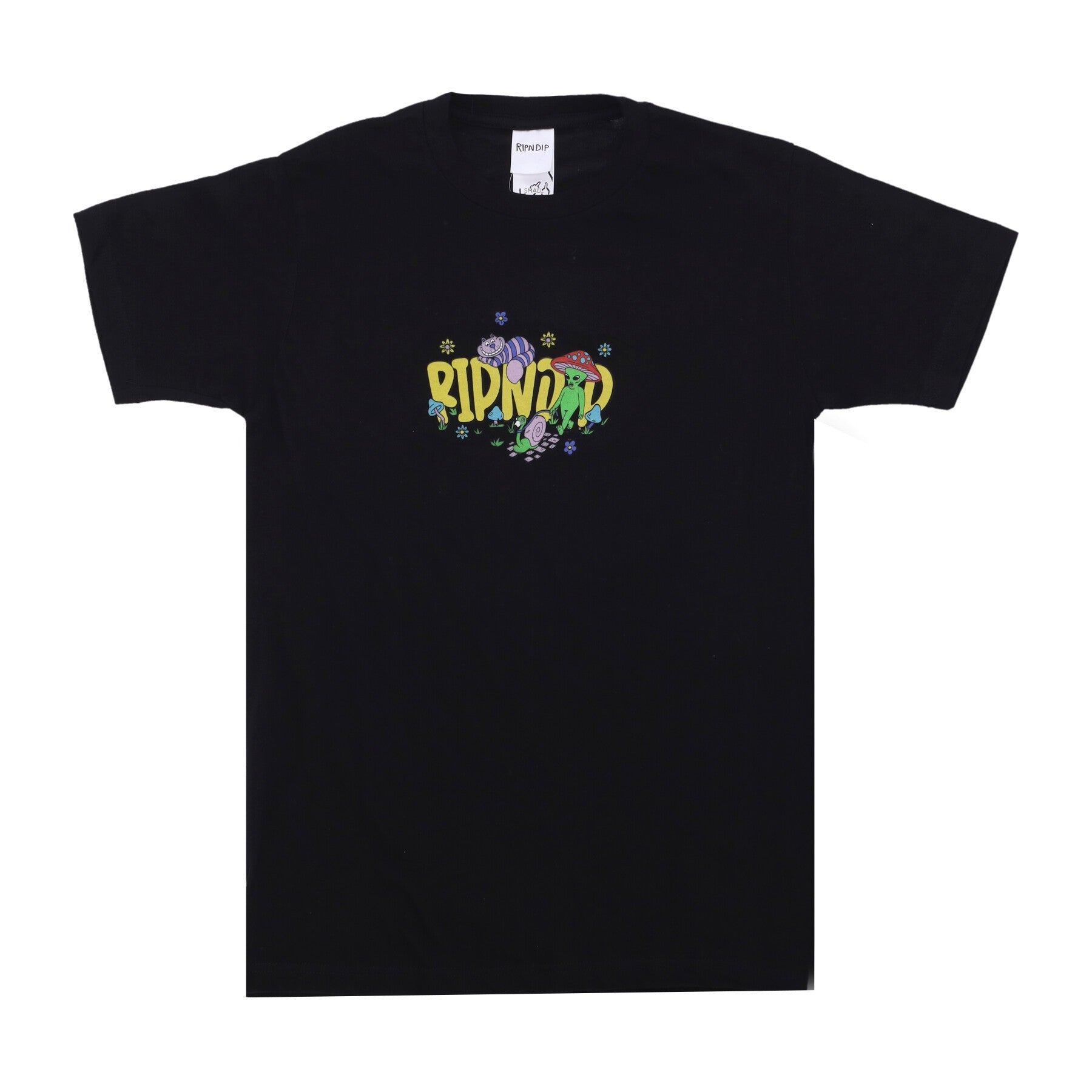 Maglietta Uomo Rabbit Hole Tee Black