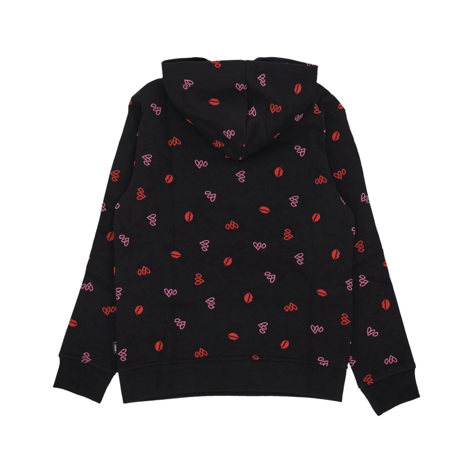 Felpa Cappuccio Ragazza Love Hoodie Black