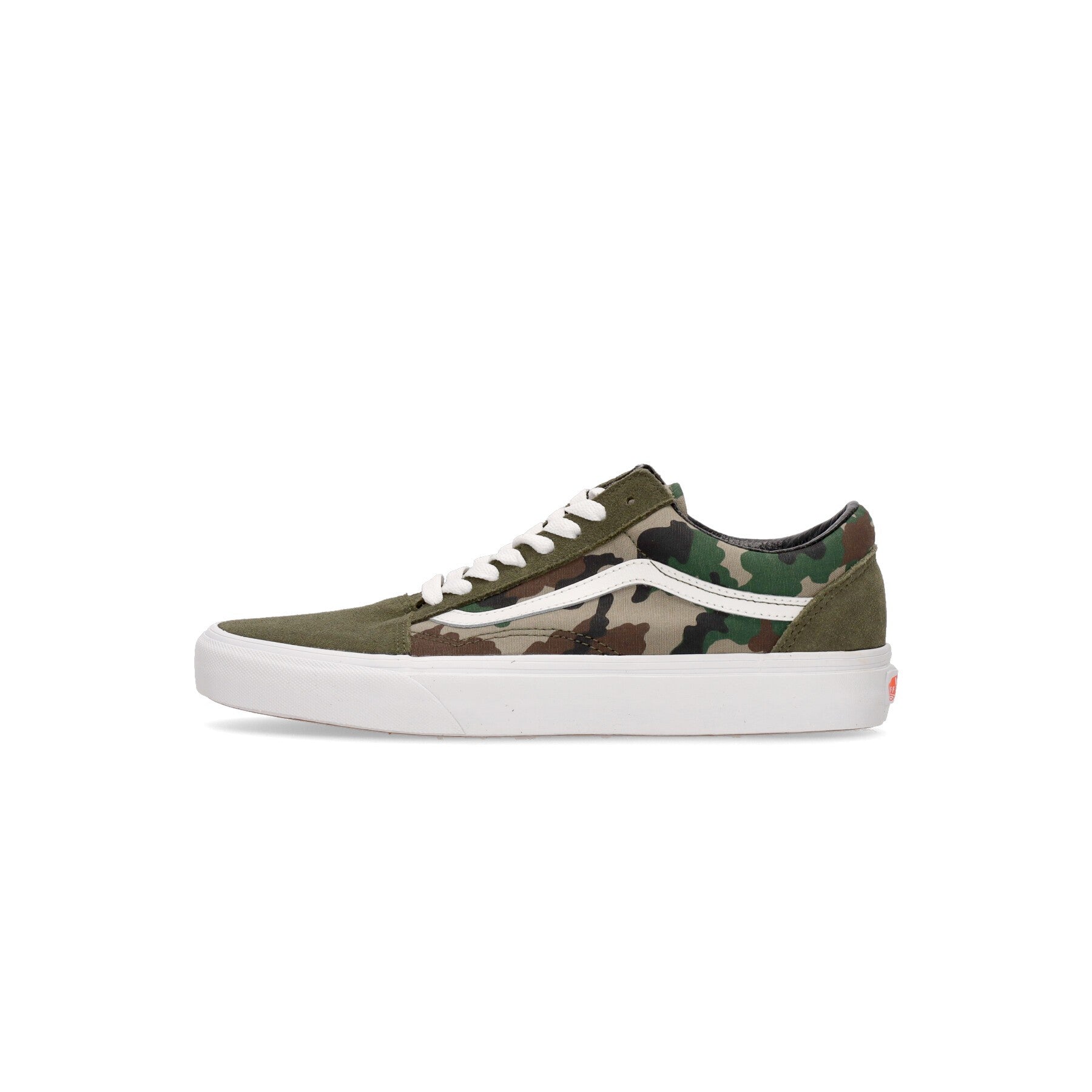 Vans, Scarpa Bassa Uomo Old Skool, Camo Olive/white