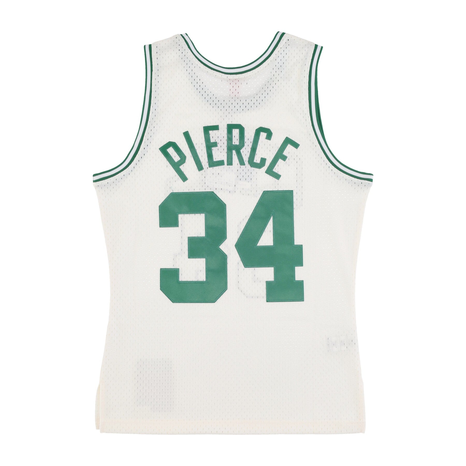 Mitchell & Ness, Canotta Basket Uomo Nba Off White Team Color Swingman Jersey Hardwood Classics 2007 No 34 Paul Pierce Boscel, 