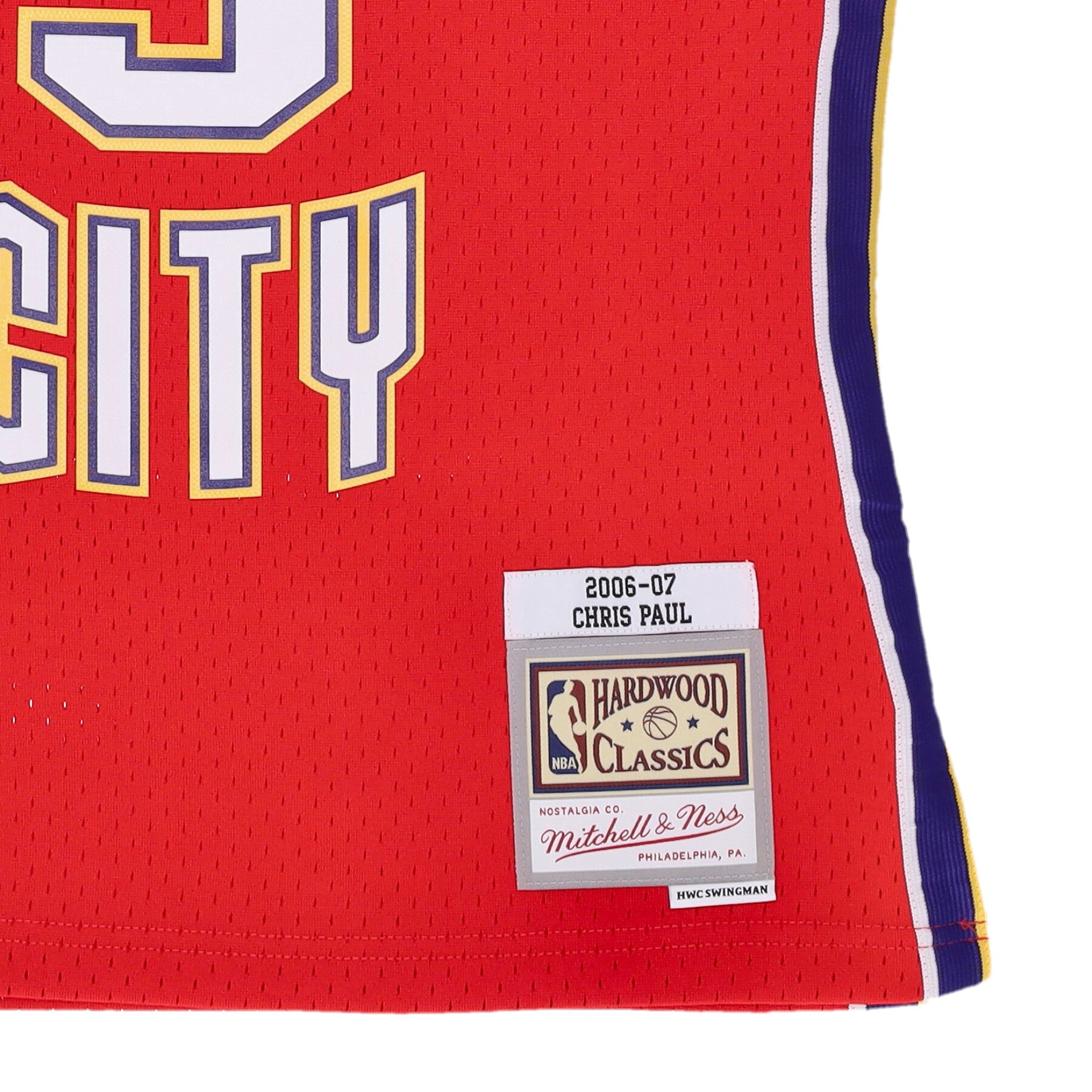 Mitchell & Ness, Canotta Basket Uomo Nba Swingman Jersey Hardwood Classics No 3 Chris Paul Neohor, 