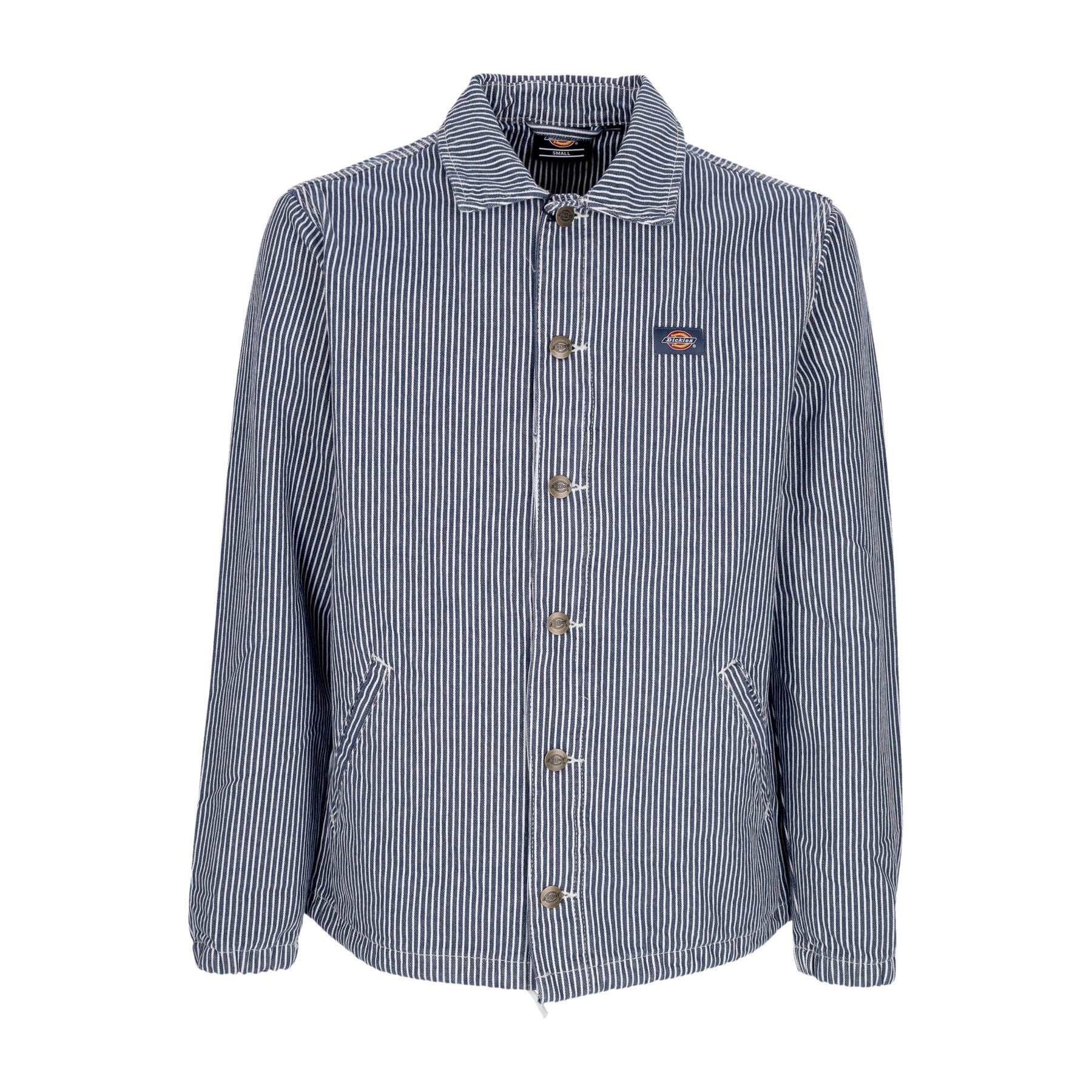 Dickies, Giacca Coach Jacket Uomo Hickory Af Coach Jacket, Blue Striped