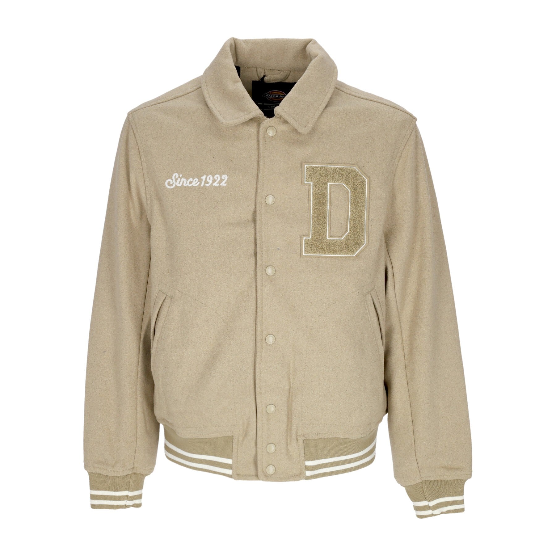 Dickies, Giubbotto College Uomo Vale Varsity Bomber Jacket, Khaki