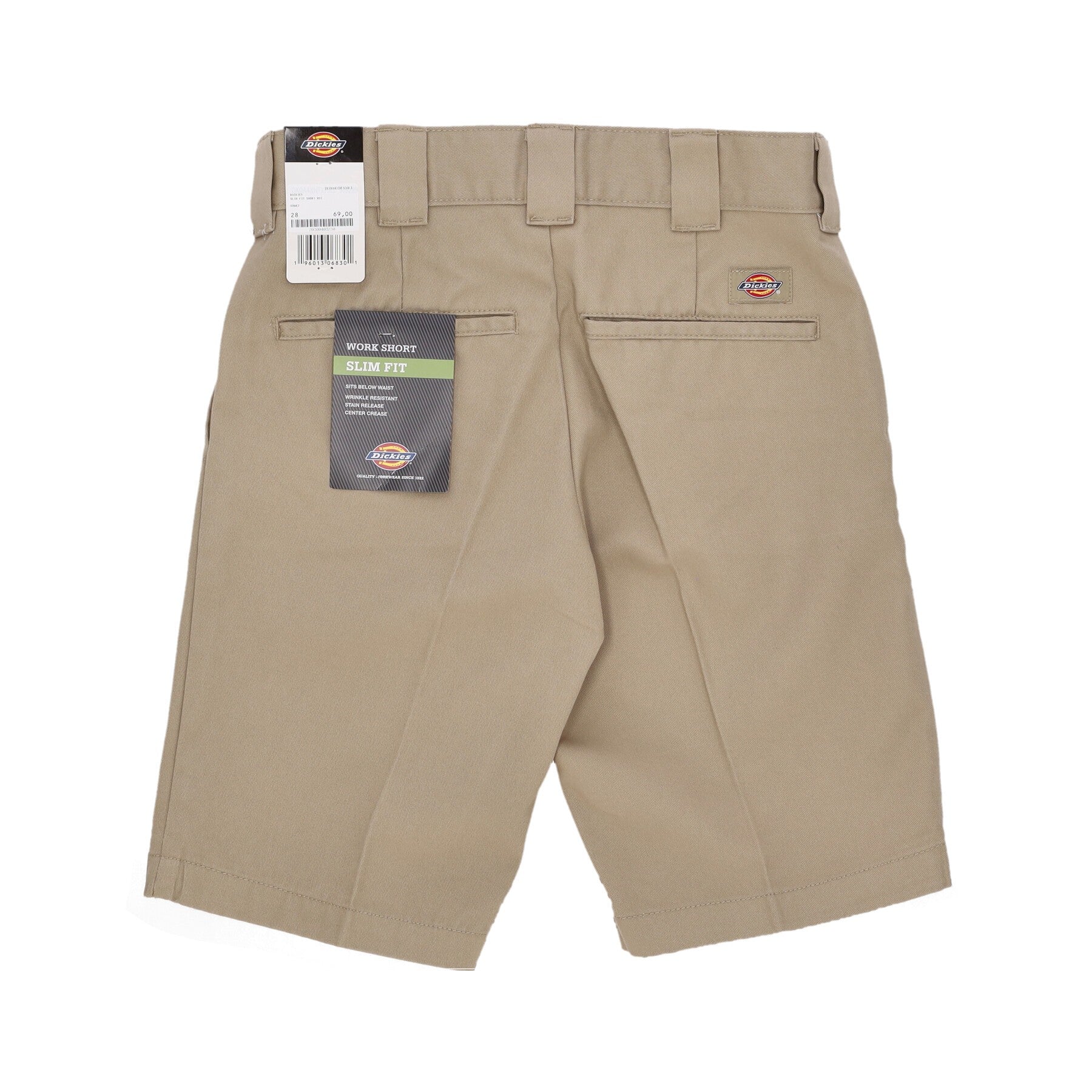 Dickies, Pantalone Corto Uomo Slim Fit Short Rec, 