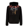 Phobia, Felpa Leggera Cappuccio Uomo Lightning Hoodie, Black/red/grey/orange