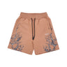 Phobia, Pantalone Corto Tuta Uomo Lightning Shorts, Terracotta/grey