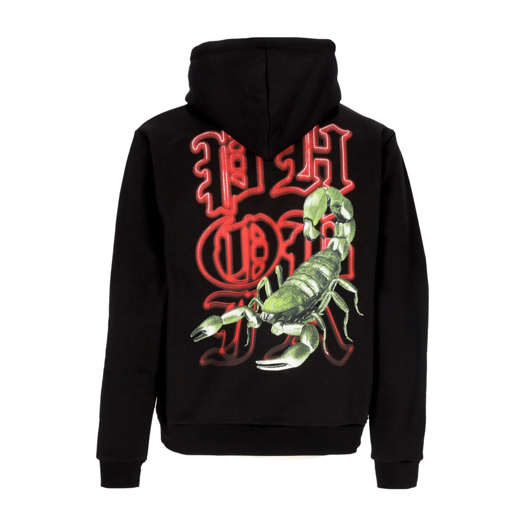 Phobia, Felpa Leggera Cappuccio Uomo Scorpion Hoodie, 